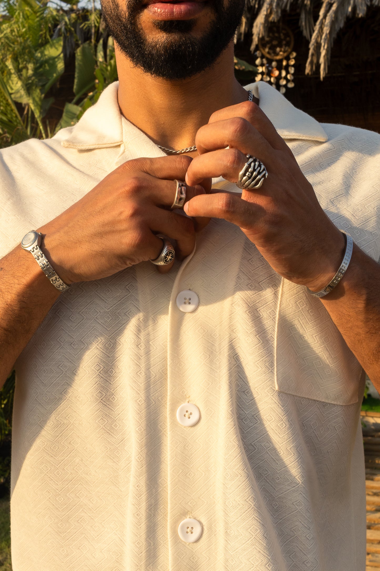 Silent Pearl– Jacquard Shirt