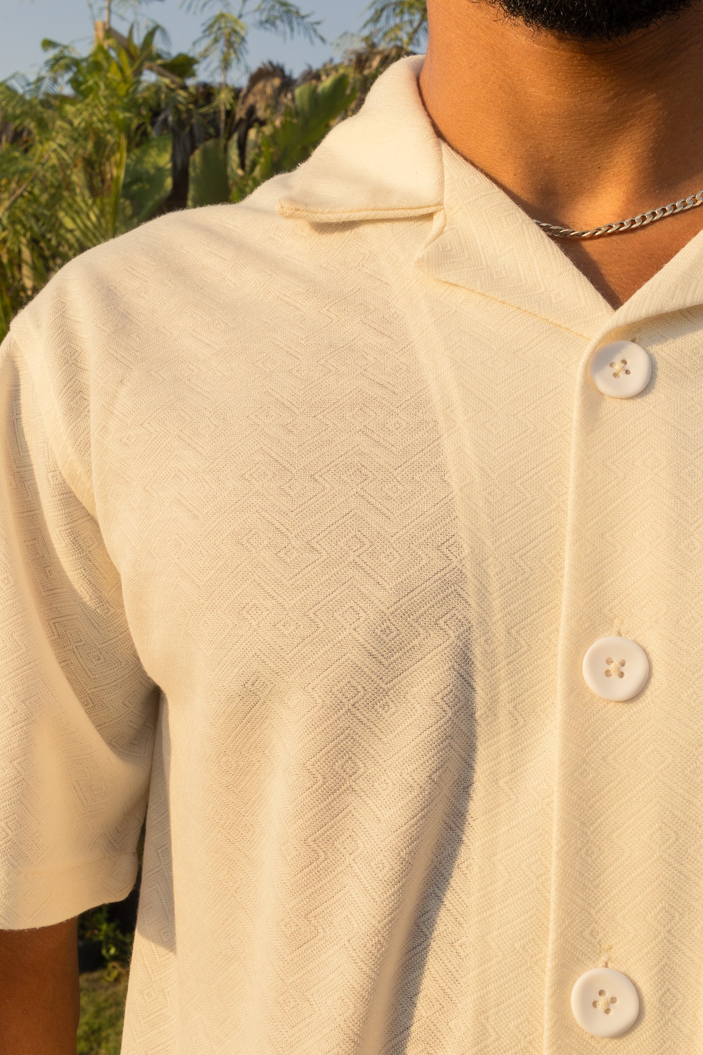 Silent Pearl– Jacquard Shirt