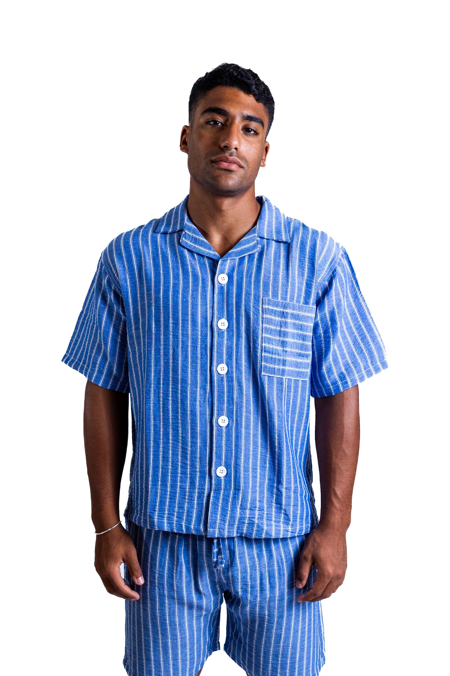 Medina Tide – Striped Linen Shirt
