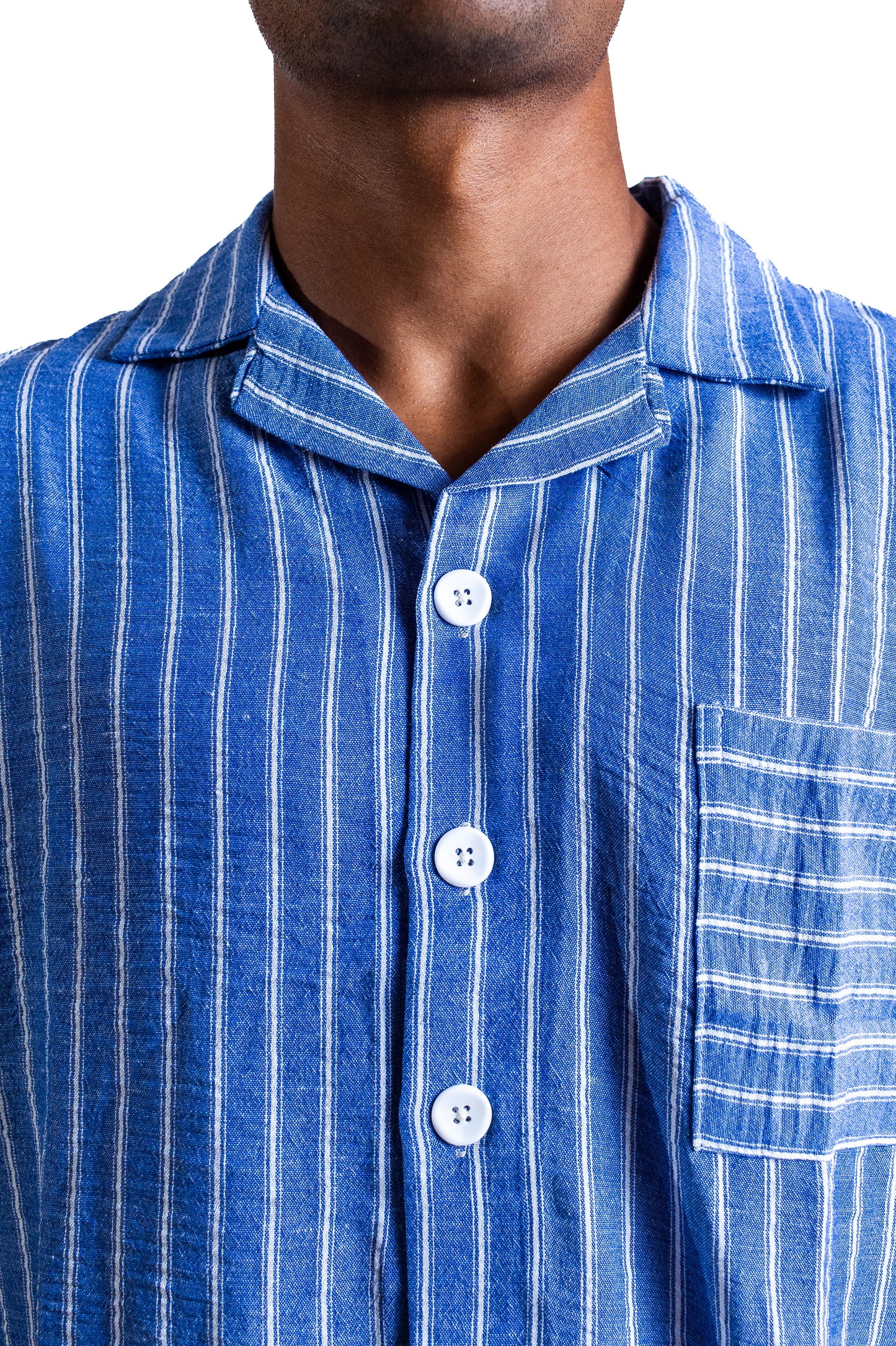 Medina Tide – Striped Linen Shirt