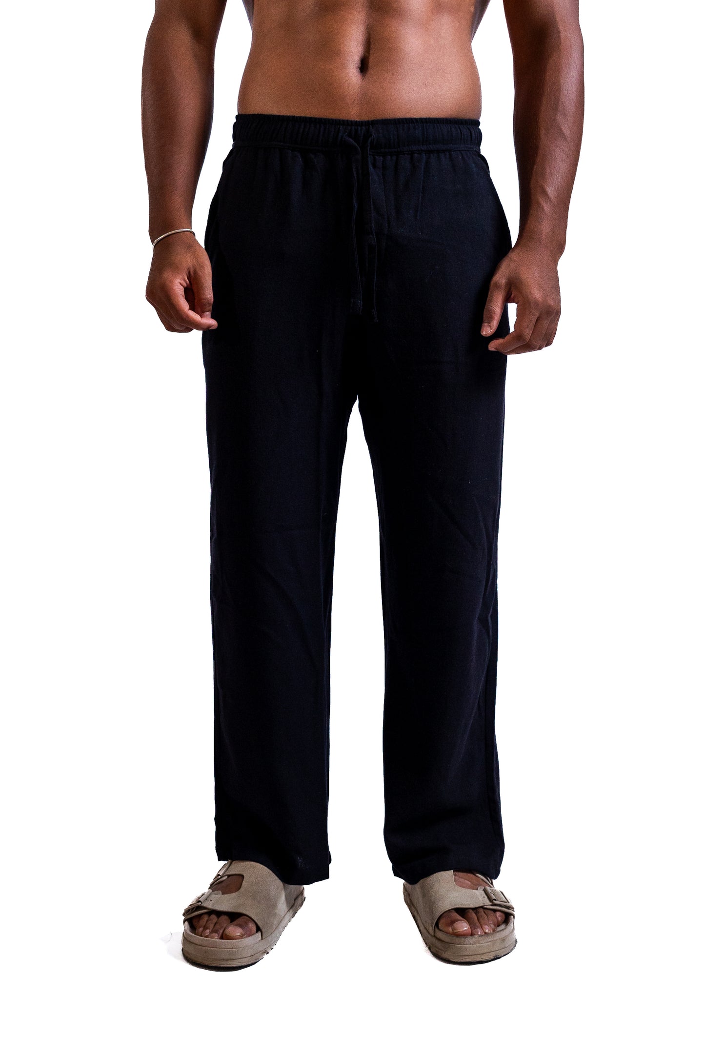 Layali Noir – Linen Pants
