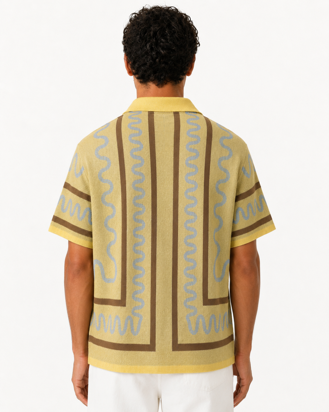 The Knitted Maze Shirt – Butter Yellow