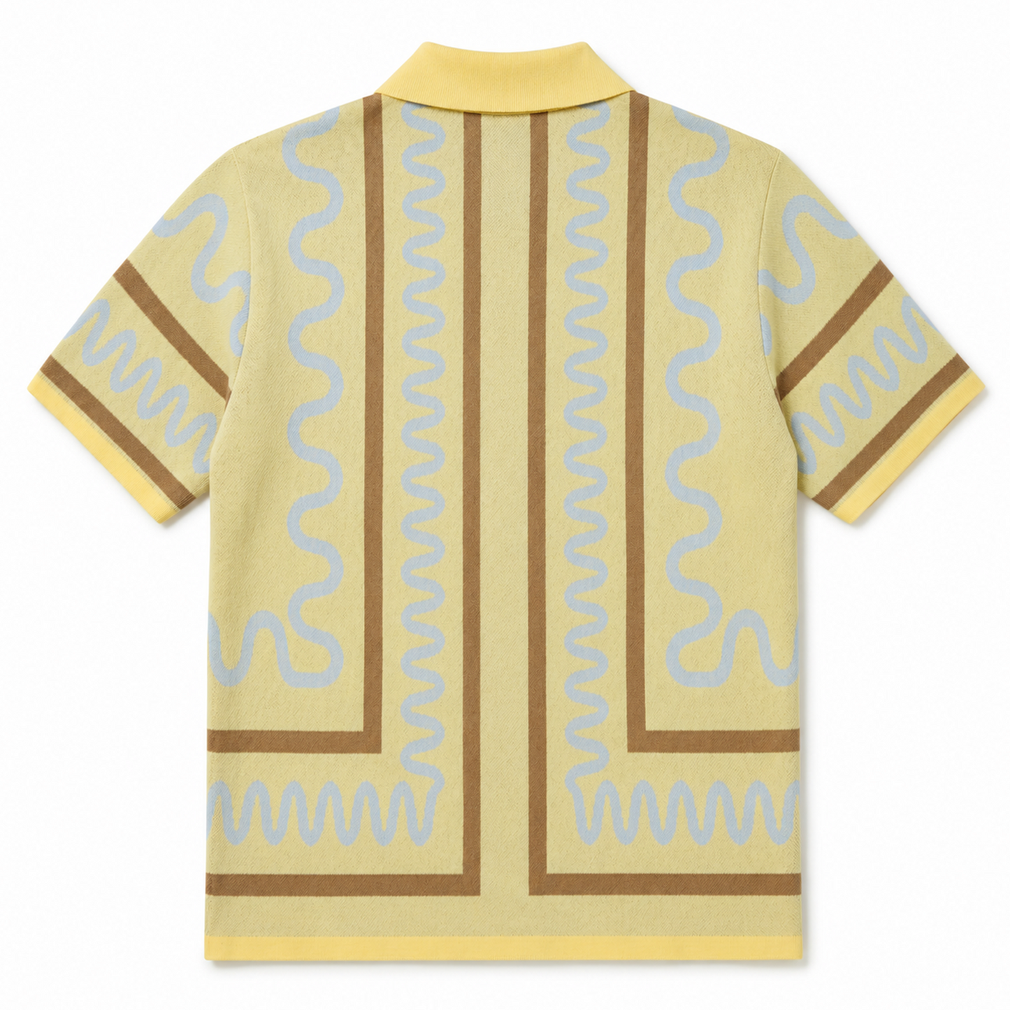 The Knitted Maze Shirt – Butter Yellow