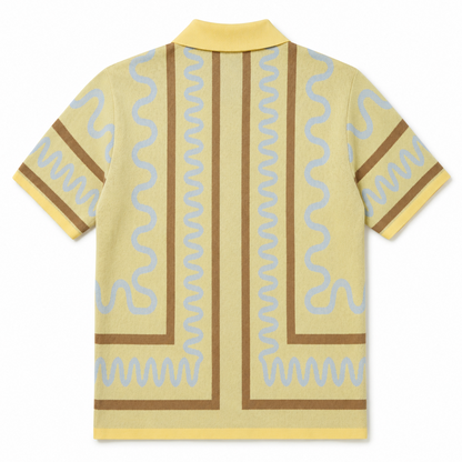 The Knitted Maze Shirt – Butter Yellow
