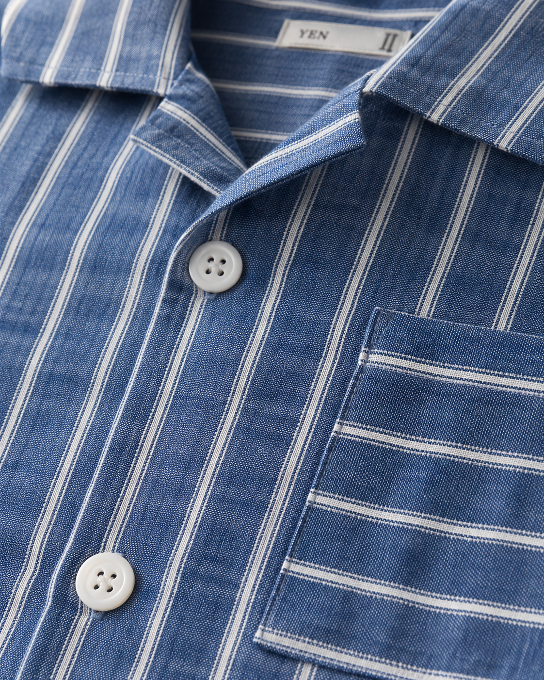 Medina Tide – Striped Linen Shirt