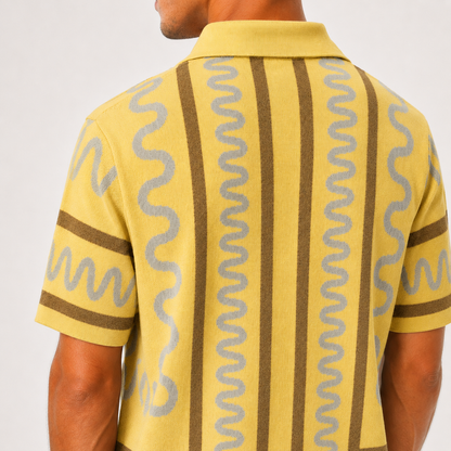 The Knitted Maze Shirt – Butter Yellow