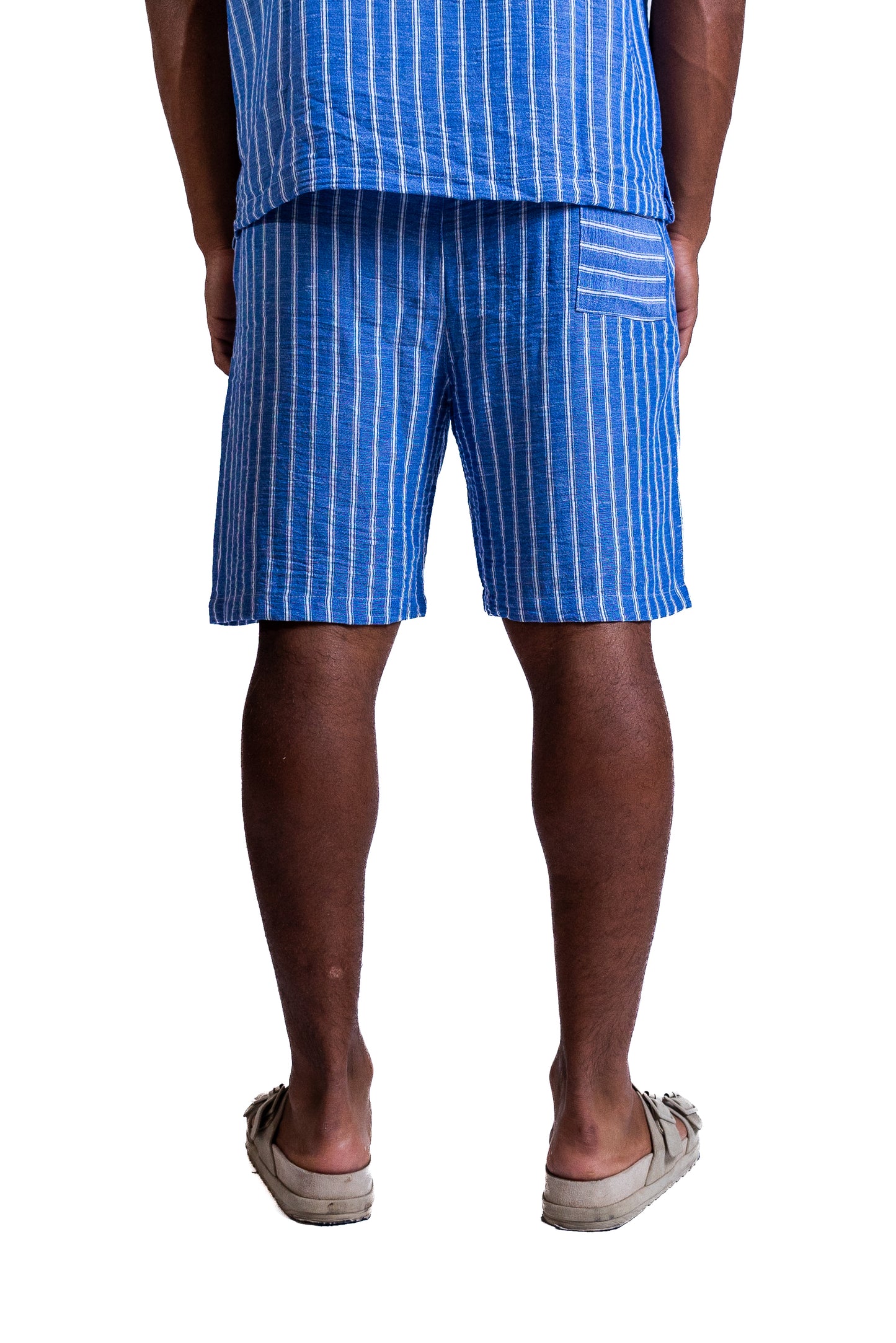 Medina Tide – Striped Linen Shorts