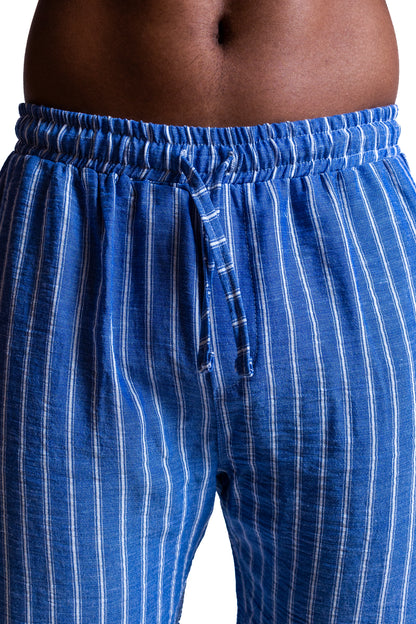 Medina Tide – Striped Linen Shorts