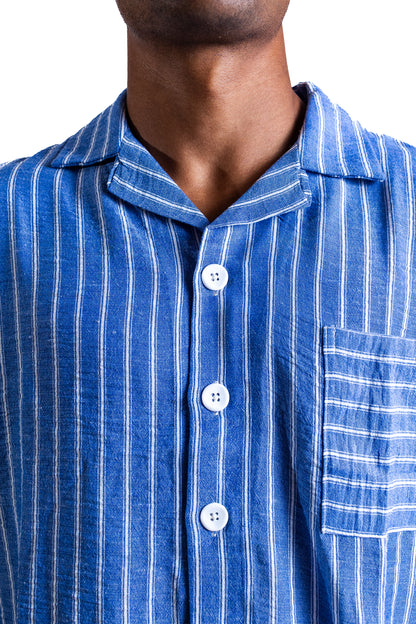 Medina Tide – Striped Linen Shirt