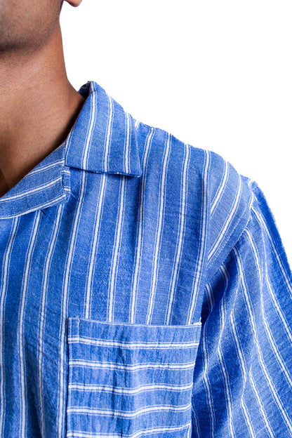 Medina Tide – Striped Linen Shirt